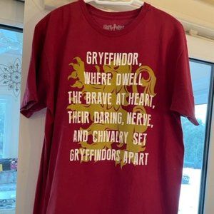 UNISEX Harry Potter Warner Bros GRYFFINDOR XL T-Shirt